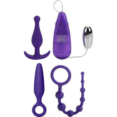 Kit Massaggiatore Anale con Telecomando e Plugs in Silicone